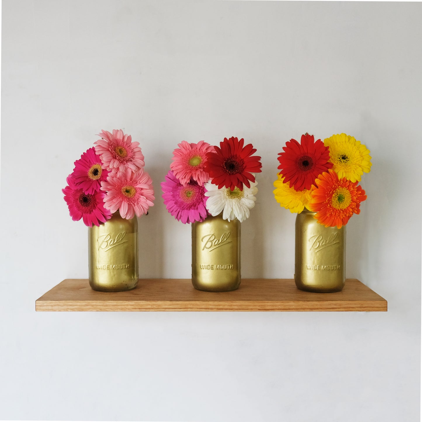 Repisa Flotante En Madera Sólida