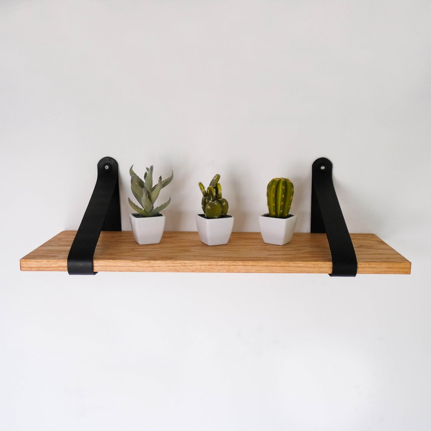 Repisa Flotante Cuir - Madera y Piel